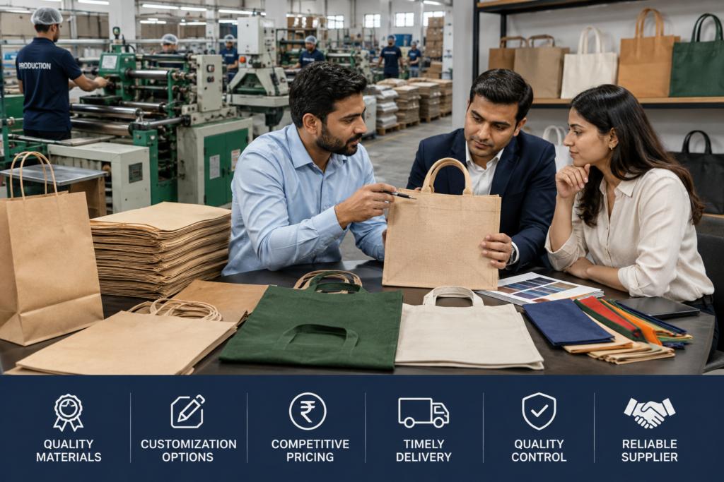 Carry Bag Manufacturers in Gurgaon: How to Choose the Right Supplier for Your Business