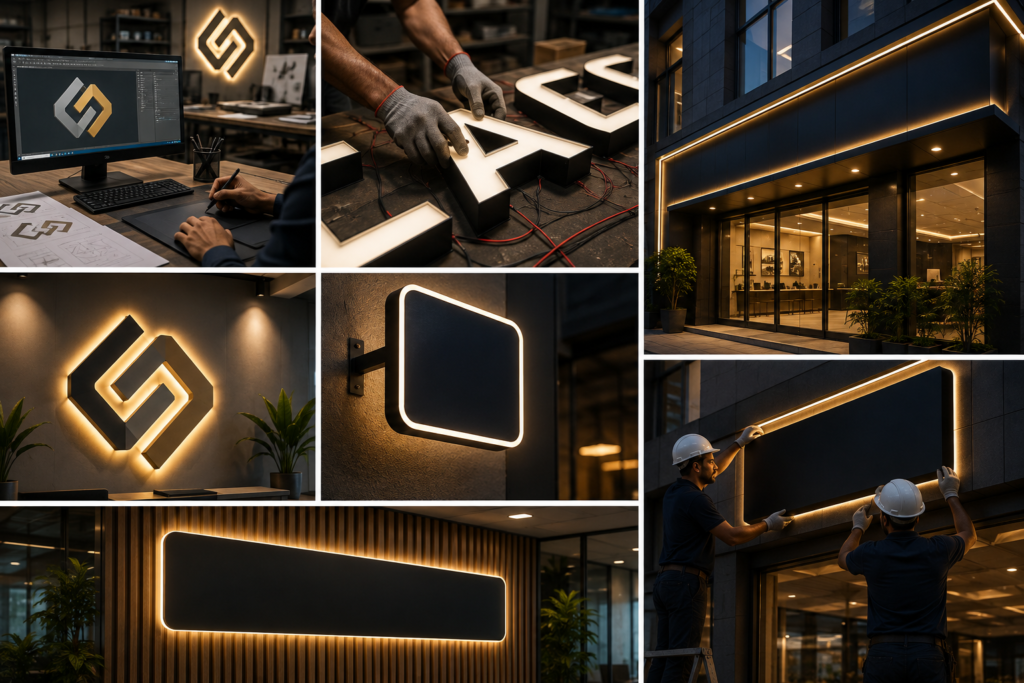 Professional LED Sign Board Manufacturers in Gurgaon with Design & Installation Services